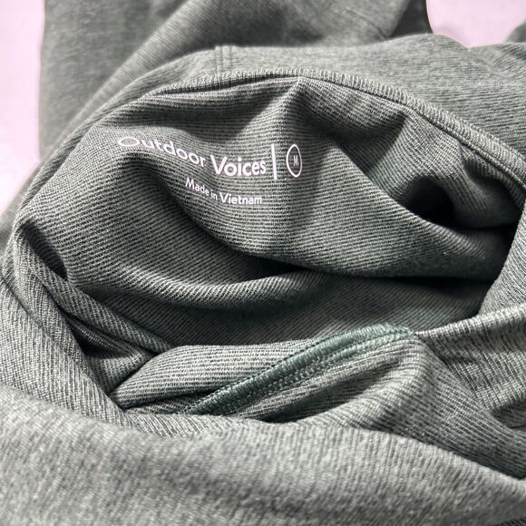 Outdoor Voices Sweatshirt Mens Medium Green CloudKnit‎ Hoodie - Picture 8 of 8